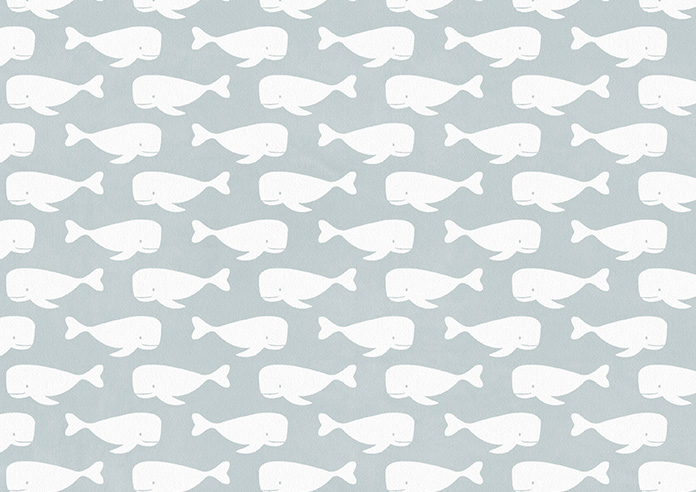 Whaling Around, Shell Grey - Roman Blind - Image 7